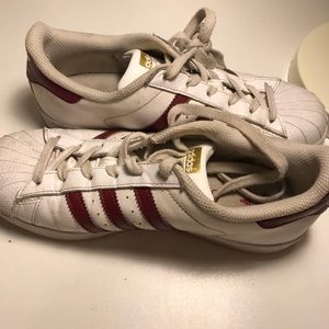 adidas maroon superstars